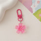 Keypus - Cute Solid Color Cherry Blossom Keychain