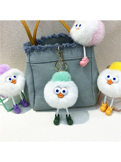 Keypus - Cartoon Funny Round Keychain