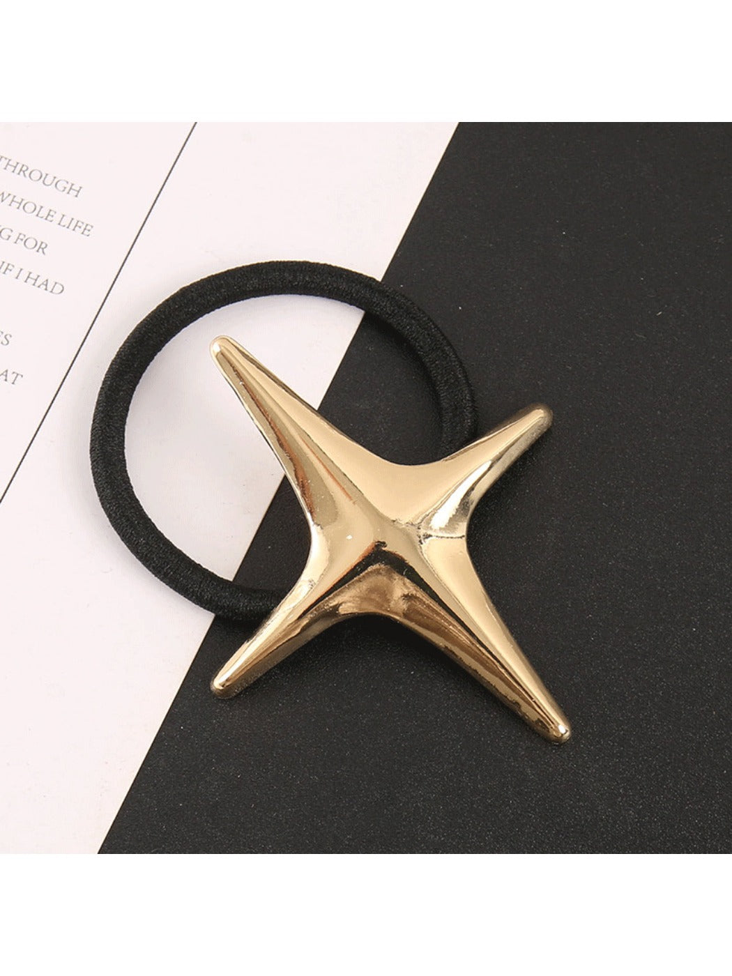 Gifty - Simple Star Print Hair Tie