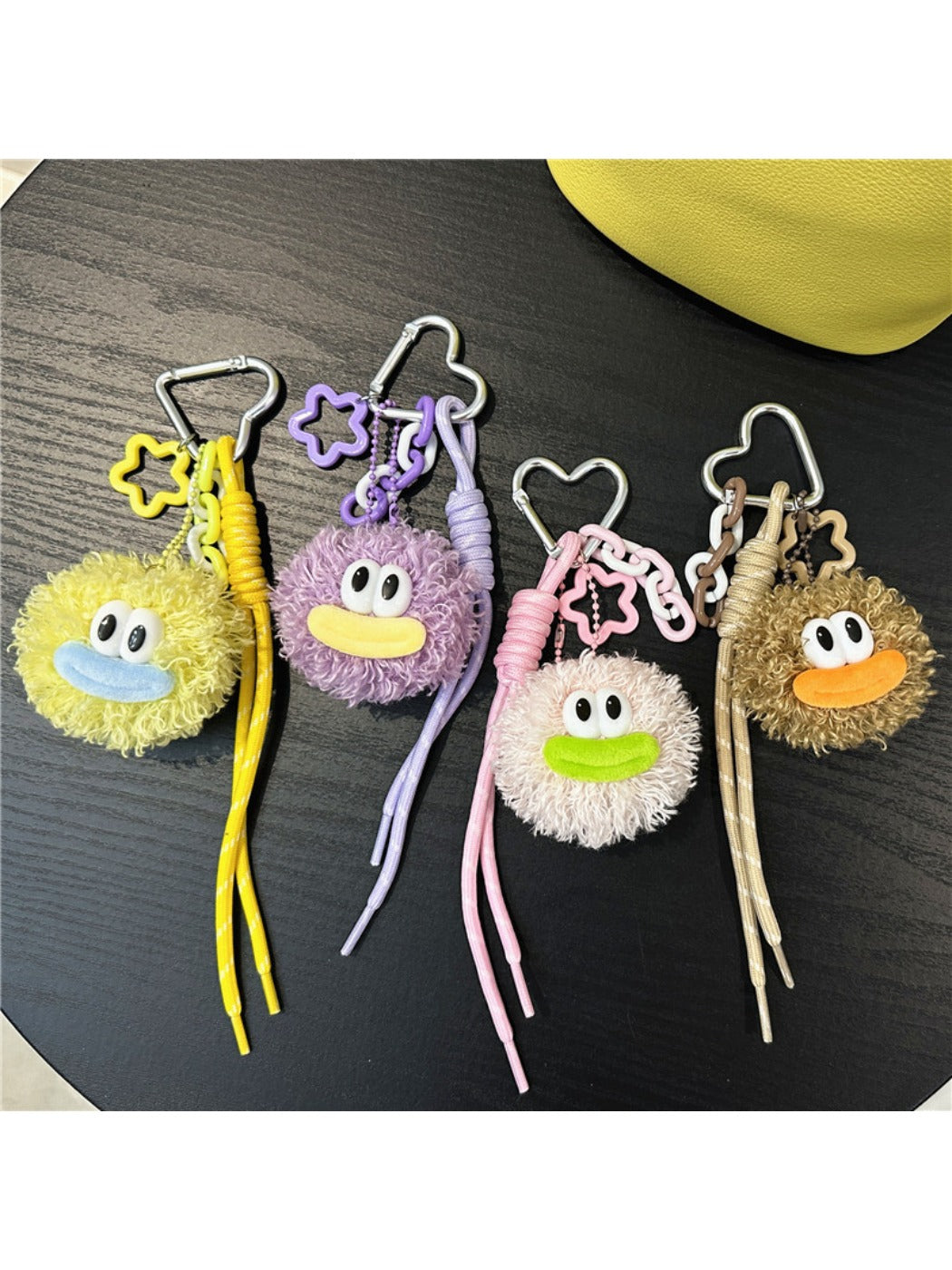 Keypus - Cute Quirky Pom Pom Keychain
