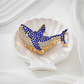 Beau - Ocean Whale Shape Alloy Hair Claw Clip