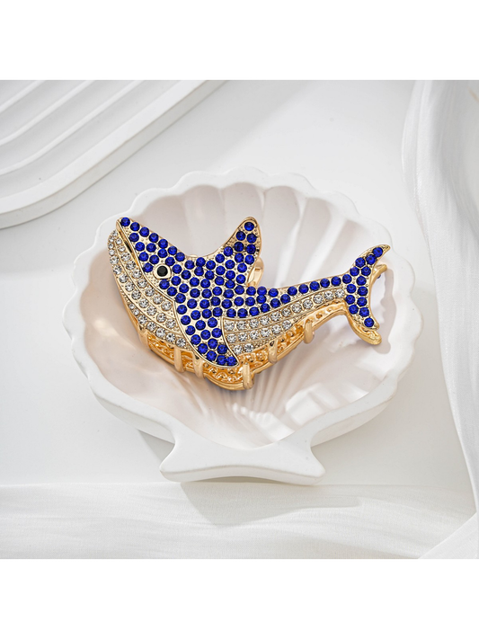 Beau - Ocean Whale Shape Alloy Hair Claw Clip