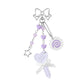 Keypus - Sweet Purple Heart and Key Keychain