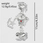 Keypus - Y2K Heart Chain Butterfly Star Keychain