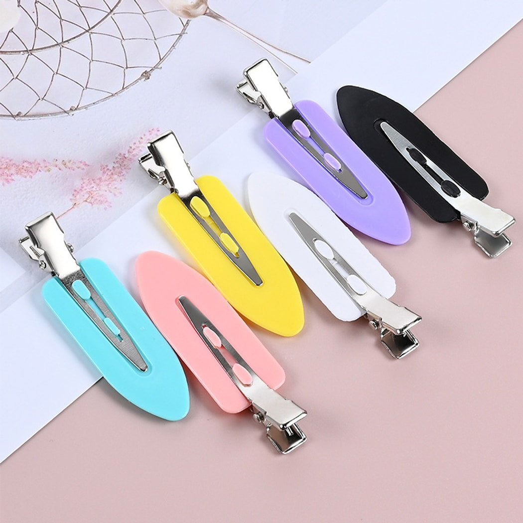 Beau - Candy Color Solid Color Creaseless Hair Clip