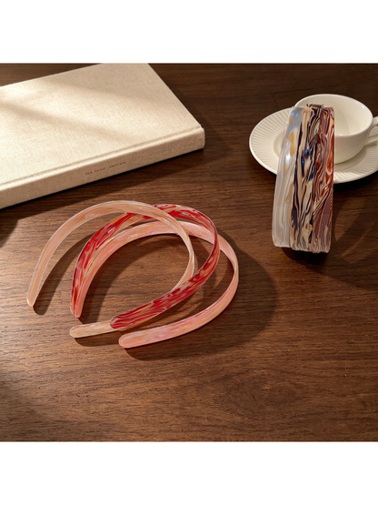 Gifty - Vintage Marbled Texture Wide Headband