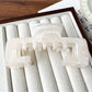 Beau - Geometric Hollow Marble Claw Clip