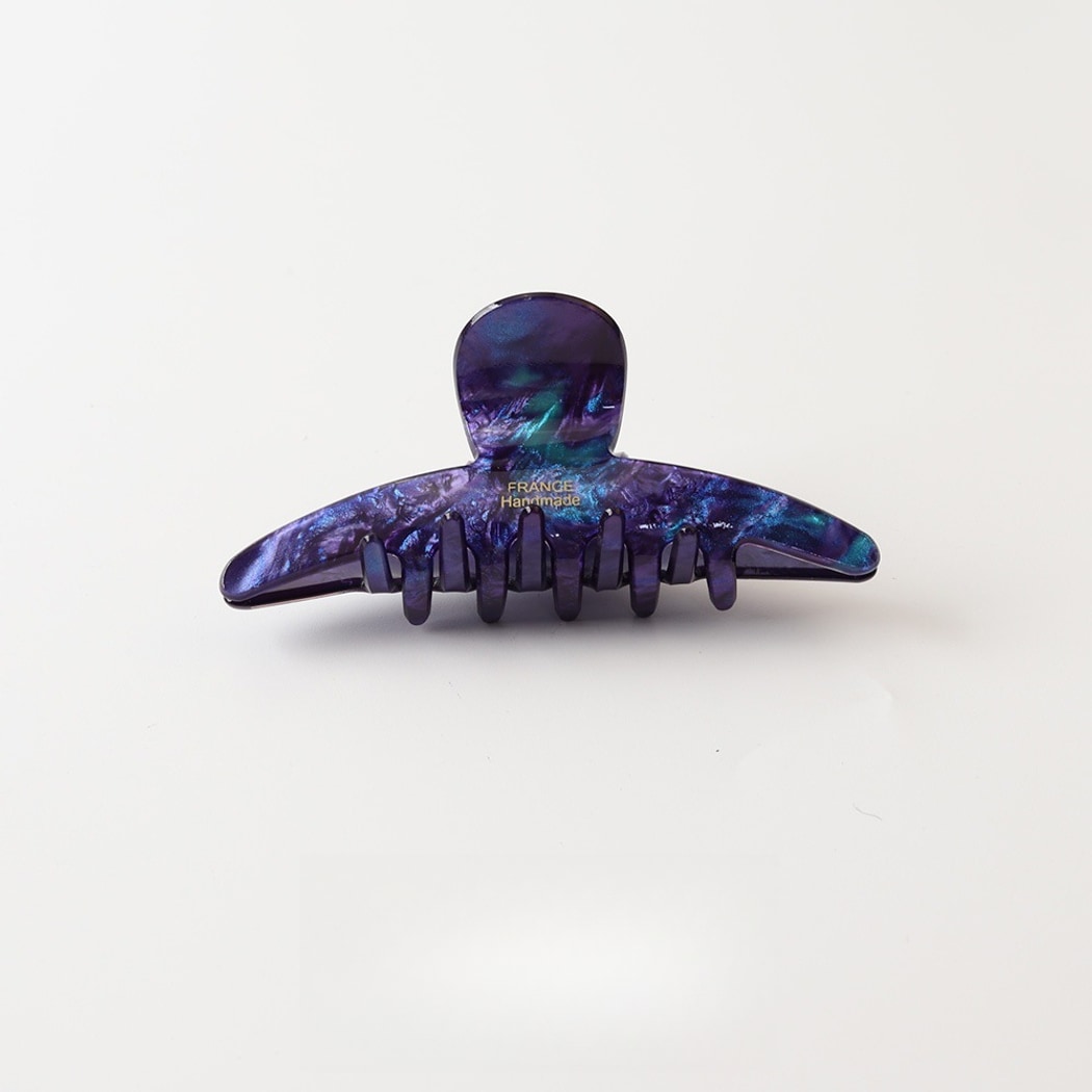 Beau - Curved Starry Design PVC Claw Clip