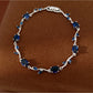 Lovra - Alloy Oval Flower Synthetic Zircon Bracelet