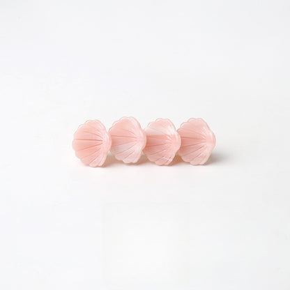 Beau - Sweet Acetate Scallop Motif Hair Clip