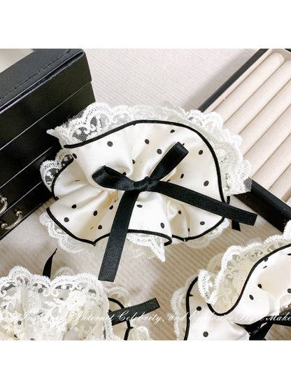 Gifty - Dot Double-layer Lace Hair Ring