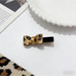 Gifty - Leopard Print Bow Hair Clip Hair Tie