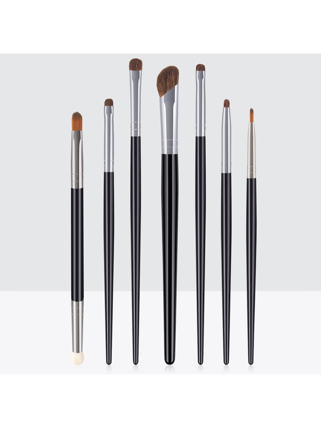 Smoosh - 7pcs Black Makeup Brushes