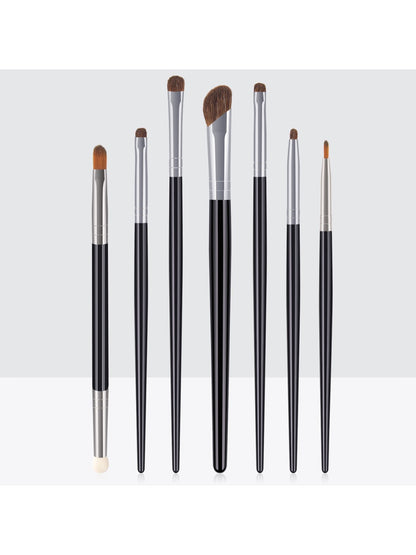 Smoosh - 7pcs Black Makeup Brushes