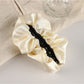 Beau - Ruched Satin Look Cloud Shape Banana Clip