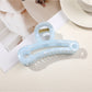 Beau - Glossy Marbled Pattern Hair Claw Clip
