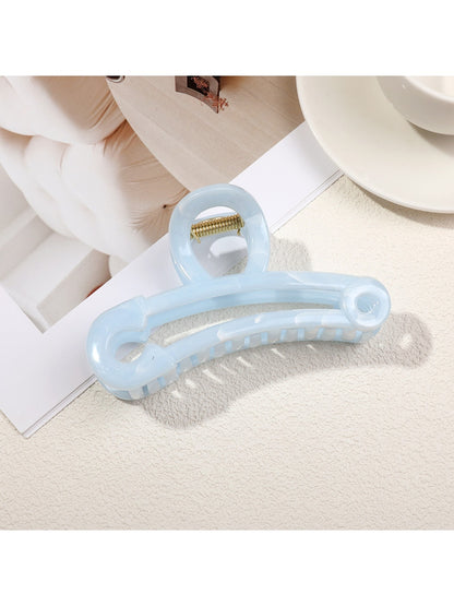 Beau - Glossy Marbled Pattern Hair Claw Clip