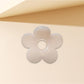 Beau - Chic Glossy Flower Shape Plastic Claw Clip