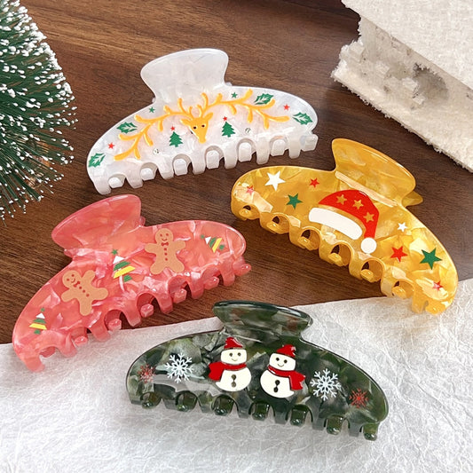 Beau - Funny Christmas Theme Print Claw Clip