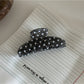 Beau - Glitter Star Pattern Acrylic Arc Claw Clip