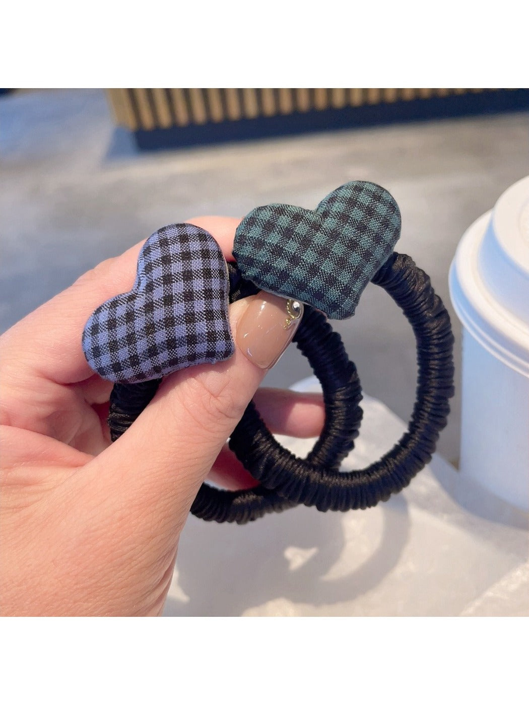 Gifty - Sweet Heart Print Scrunchie