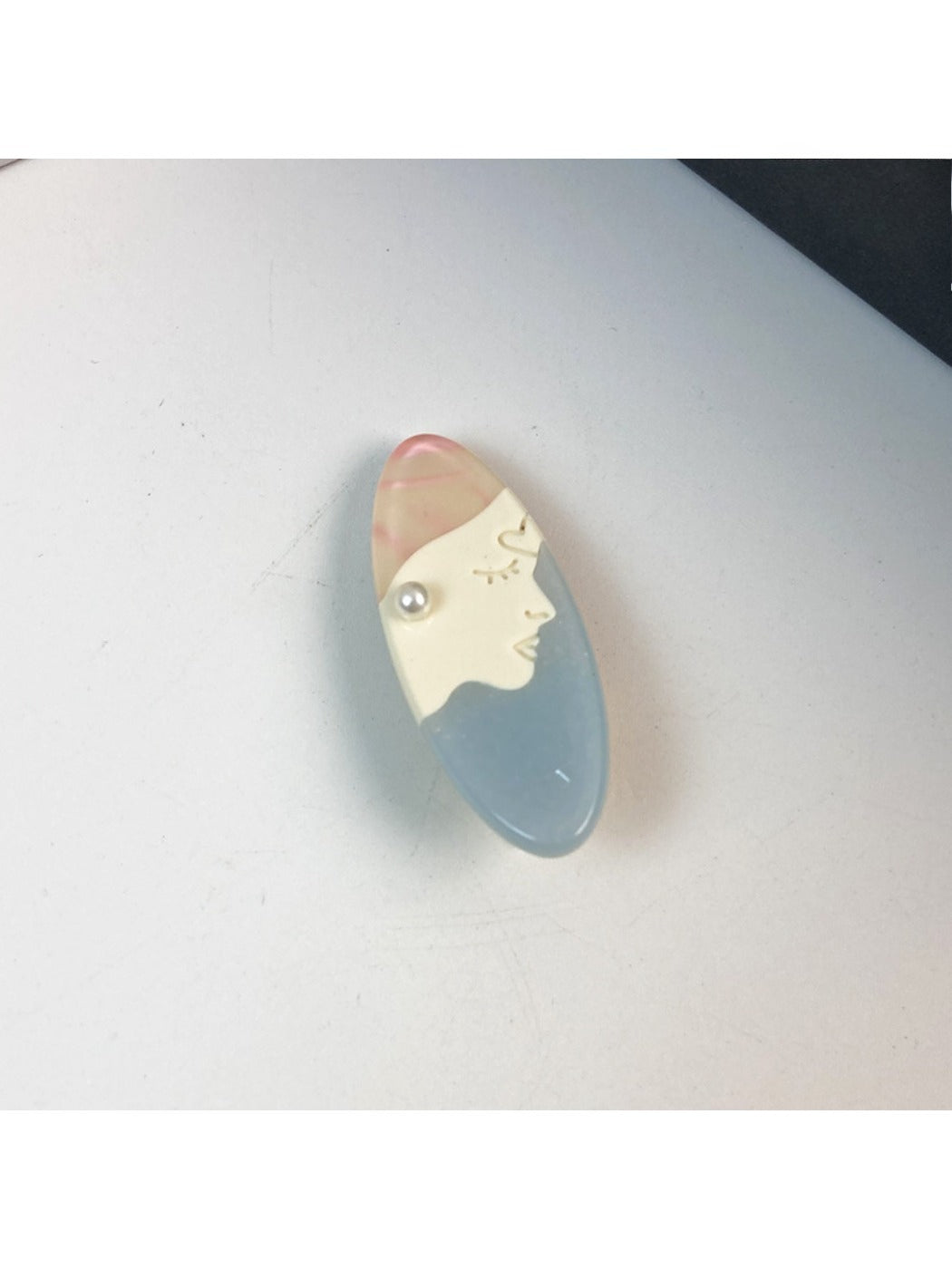 Beau - Oil Painting Print Pattern Hair Clip