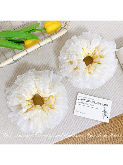 Gifty - Elegant Lace Hair Scrunchie Hair Tie
