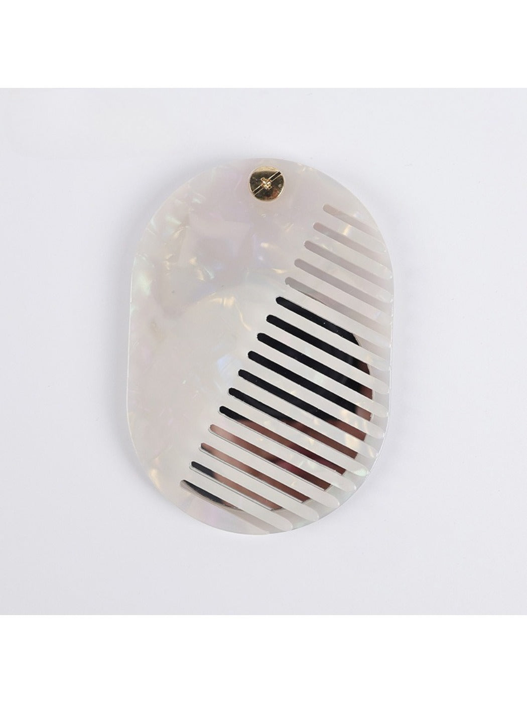 Camerow - Mirror Comb with Stylish Leopard Print