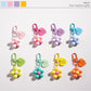 Keypus - Cartoon Flower Keychain Pendant