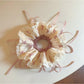 Gifty scrunchie with sweet bow print on soft fabric