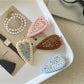 Beau - Heart Polka Dot Pattern Hair Clip