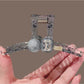 Beau - Decorative Square PVC Alloy Hair Claw Clip
