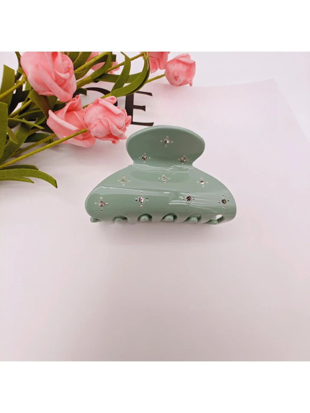 Beau - Starry Rhinestone-Embellished Elegant Hair Clip
