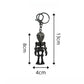 Keypus - Halloween 3D Printed Articulated Skeleton Keychain