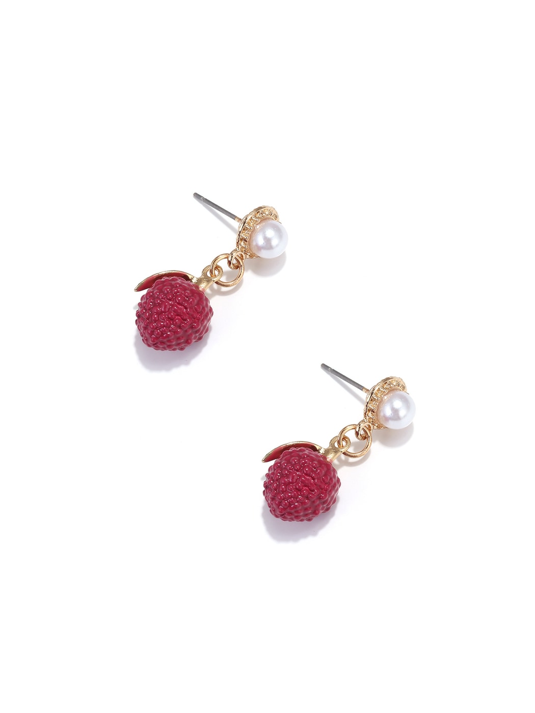 Earedge - Sweet Style Dimensional Lychee Dangle Earrings