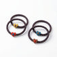 Gifty - Retro Heart Bear Polyester Ponytail Hair Tie
