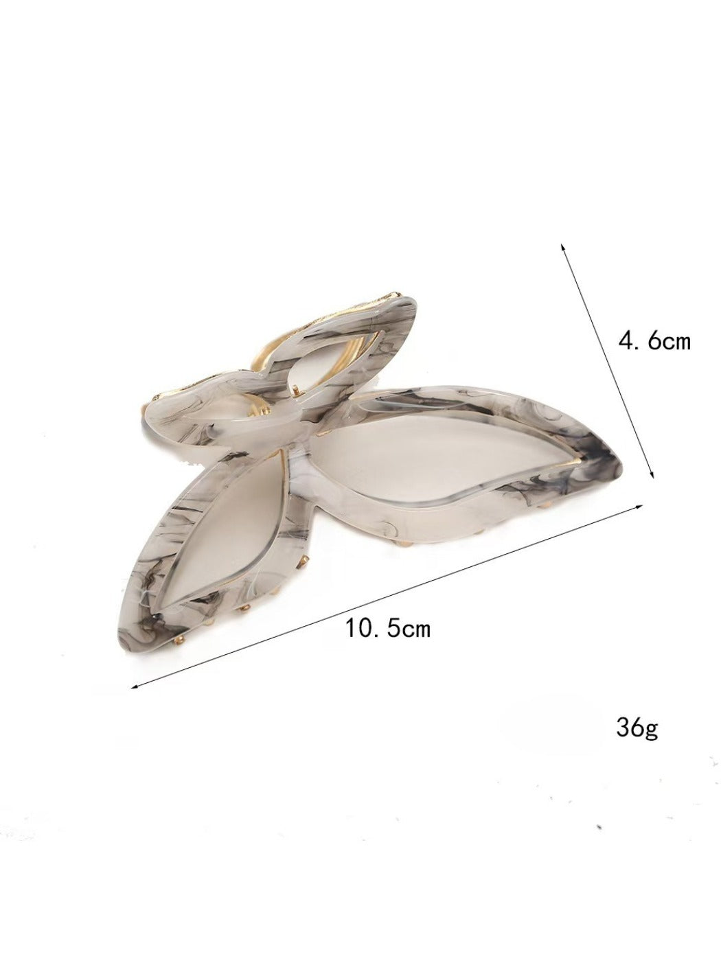 Beau - Vintage Butterfly Shaped Acetate Hair Clip