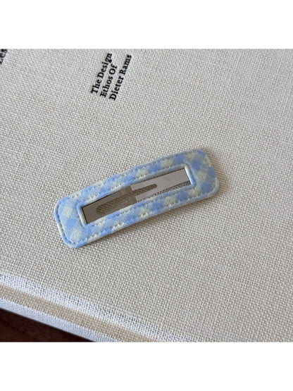 Beau - Sweet Style Polka Dot and Plaid Hair Clip