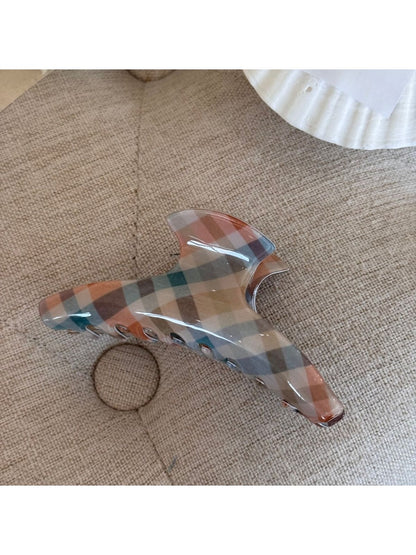 Beau - Delicate Plaid Hair Clip