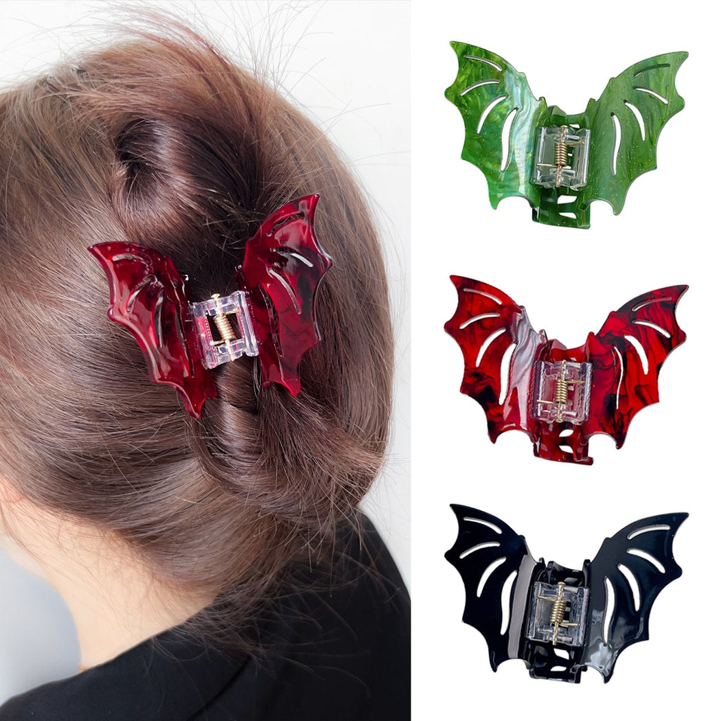 Beau - Halloween Openwork Bat Wing Claw Clip