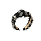Gifty - Denim Look Knotted Bow Detail Headband