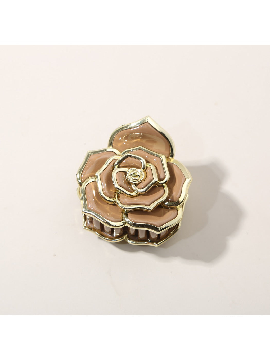 Beau - Round-Shaped Rose Hair Clip