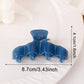 Beau - Simple Irregular Wavy Claw Clip