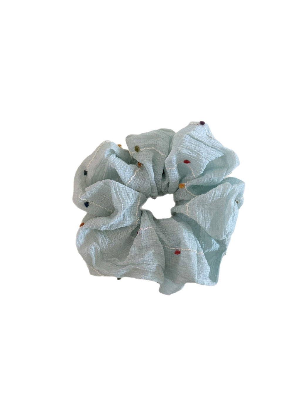 Gifty - Decorative Polka Dot Loose Bun Scrunchie