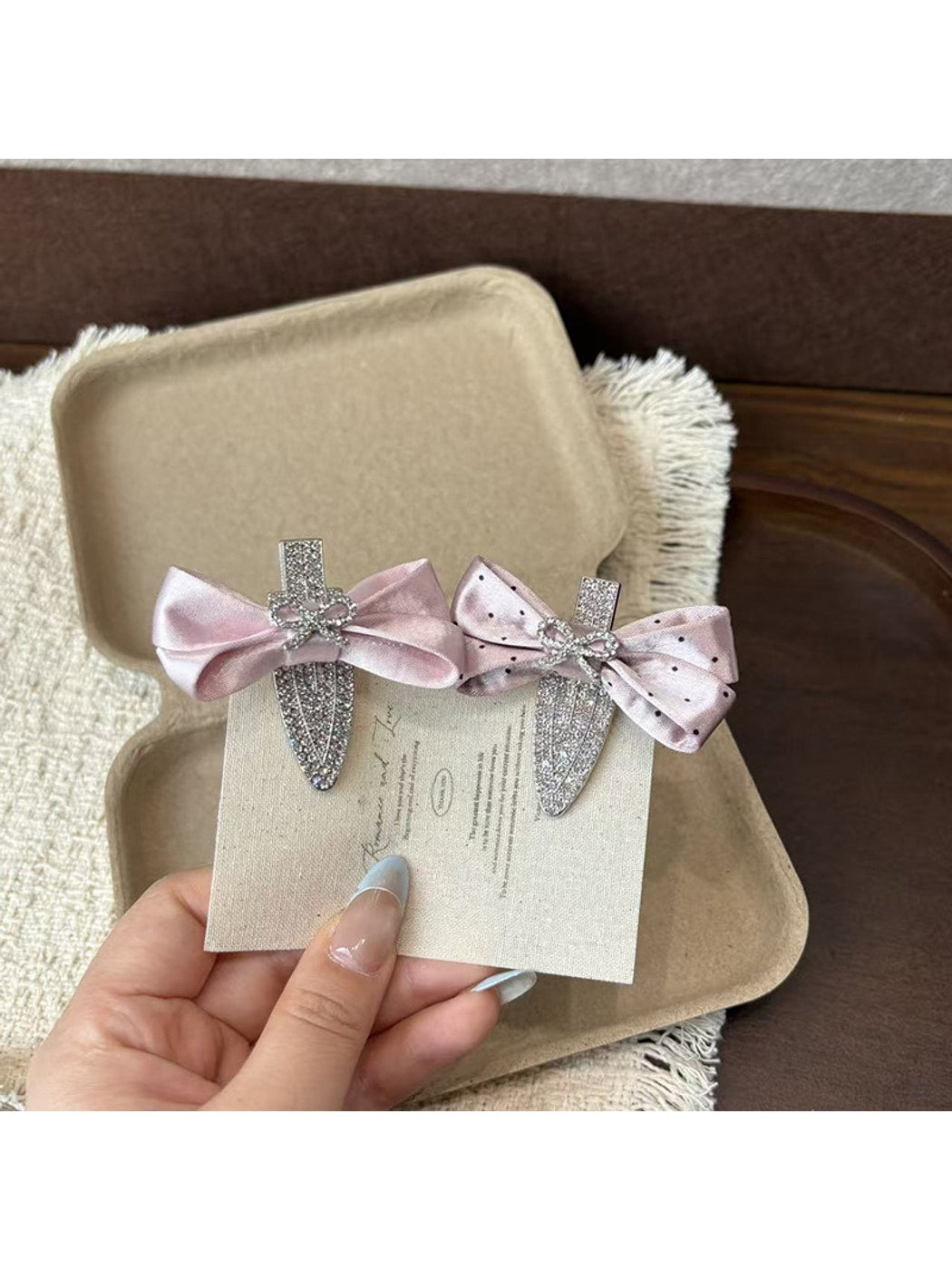 Beau - Cute Bow Side Styling Alloy Hair Clip