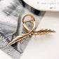 Beau - Cool Toned Geometric Line Elegant Claw Clip
