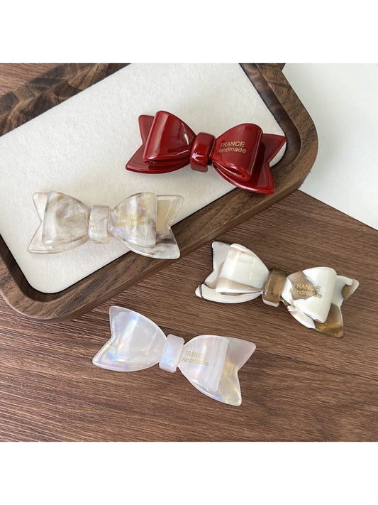 Beau - Elegant Bow Acetate Hair Clip