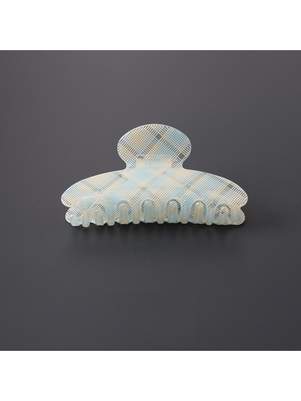 Beau - Modern Simple Plaid PVC Hair Claw Clip