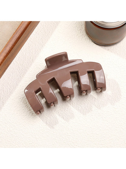 Beau - Soft Feel Arched Plastic Hair Styling Claw Clip