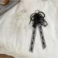Keypus - Decorative Bow Lace Key Ring Bag Charm Keychain